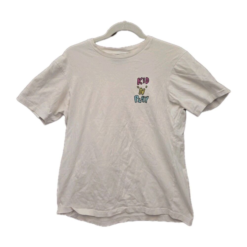 Kid N Play White Short Sleeve T-Shirt Size Small S/P